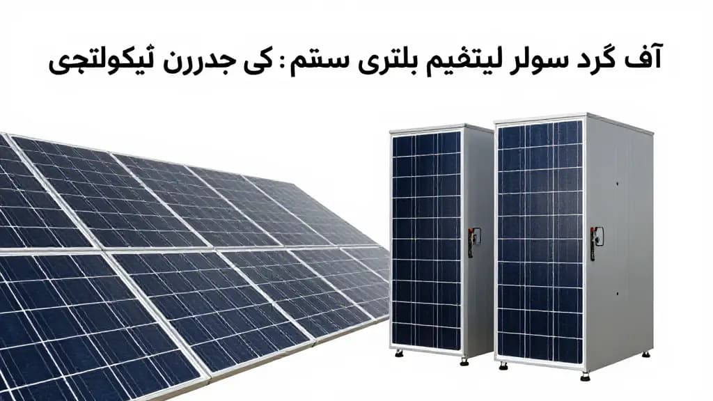 آف گرڈ سولر لیتھیم بیٹری سسٹم: 2025 کی جدید ترین ٹیکنالوجی