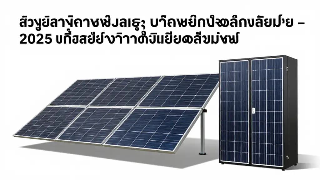 ဆိုလာကားပါကင်နှင့် ဘက်ထရီသိုလှောင်မှု – ၂၀၂၅ ခုနှစ်တွင် နောက်ဆုံးပေါ်နည်းပညာများ