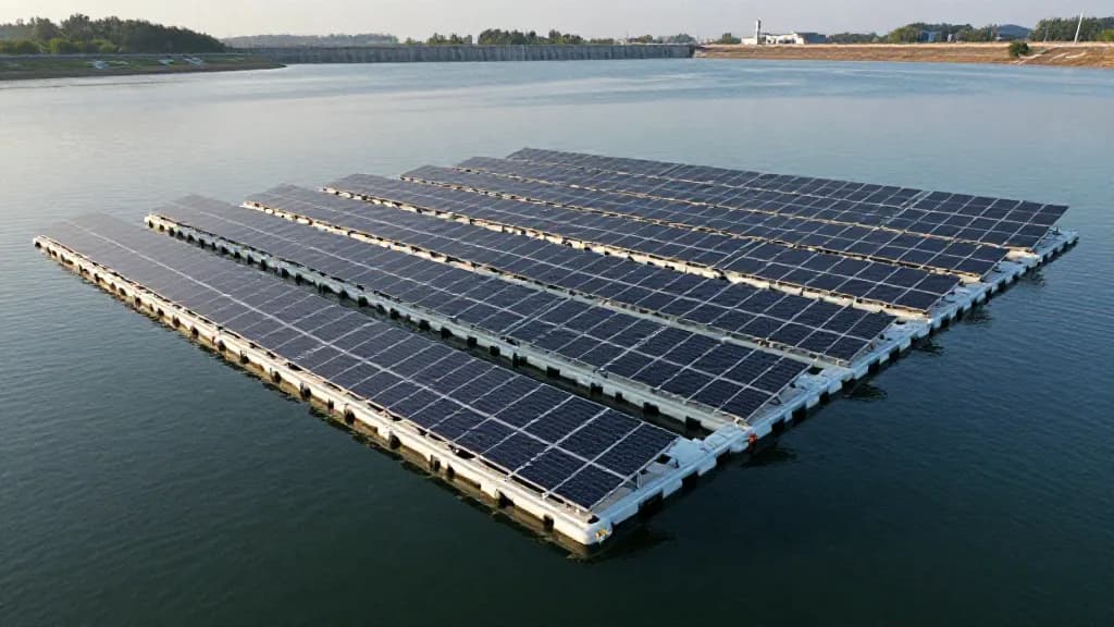 Percée majeure dans l'efficacité du solaire flottant